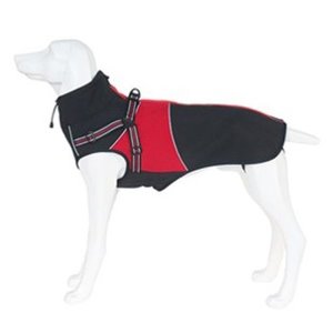 ABRIGO NEOPRENO NEGRO/ROJO 66 cm. 4XL 